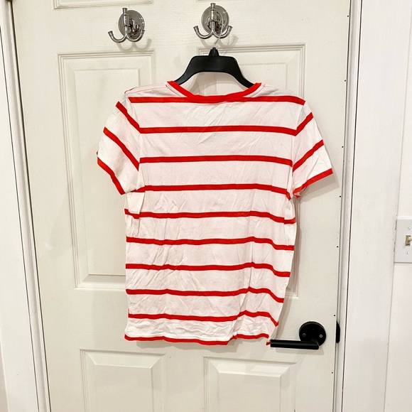 Ralph Lauren striped v-neck tee - Picture 3 of 4